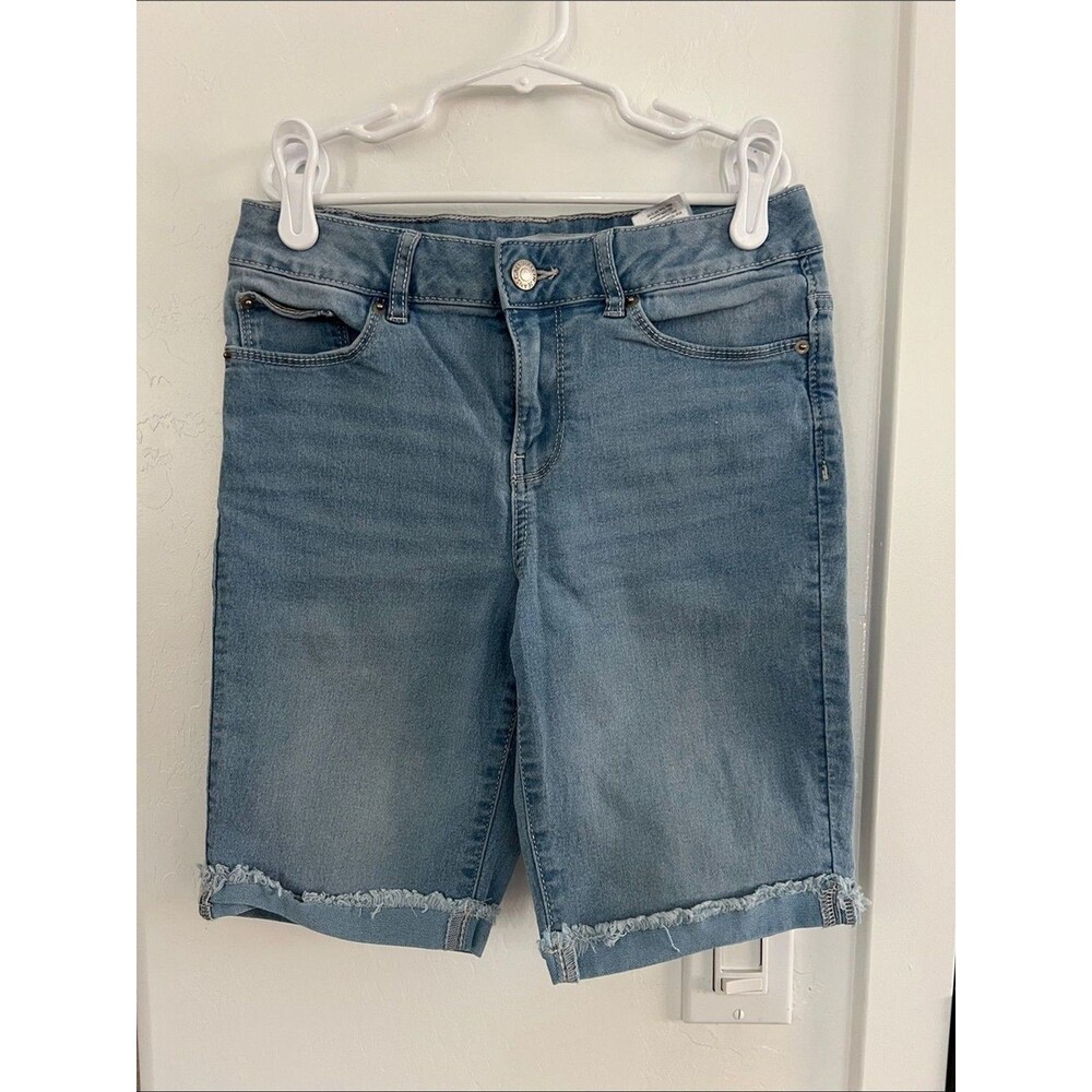 Calvin Klein Denim Girls Bermuda Shorts Sz 12